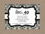 40th Birthday Sayings for Invitations 8 40th Birthday Invitations Ideas and themes Sample