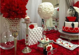 40th Birthday Table Decoration Ideas Red Roses Birthday Party Ideas Dessert Tables On Catch