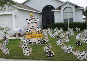 40th Birthday Yard Decorations Birthday Yard Flocking Decorations Tampa Fl Call