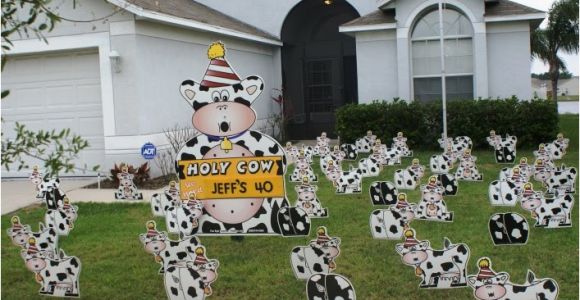 40th Birthday Yard Decorations Birthday Yard Flocking Decorations Tampa Fl Call