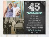 45th Birthday Gifts for Husband 45th Anniversary Gift for Wife Husband or Best Friends 45th