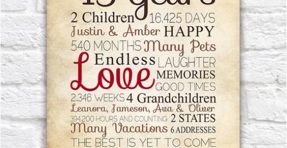 45th Birthday Gifts for Husband Anniversary Gift for Parents 45 Year Anniversary 45th Year