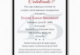 45th Birthday Invitations Classic 45th Birthday Celebrate Party Invitations Paperstyle