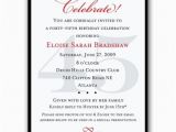 45th Birthday Invitations Classic 45th Birthday Celebrate Party Invitations Paperstyle