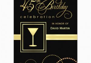 45th Birthday Invitations Personalized 45th Birthday Party Invitations