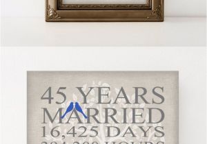 45th Birthday Present Ideas for Him 45th Wedding Anniversary Gift for Parents Sapphire