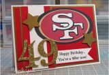 49ers Birthday Card 49er Birthday Card Www Ablogcalledwanda Com Card for My