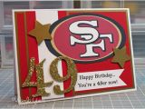 49ers Birthday Card 49er Birthday Card Www Ablogcalledwanda Com Card for My