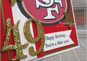 49ers Happy Birthday Card Happy Birthday to the Hubs A Blog Called Wanda