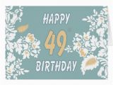 49th Birthday Card 49th Birthday Cards Photocards Invitations More