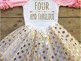 4th Birthday Girl Outfits 4th Birthday Outfit for Girl Fourth Birthday by Bowtiespearls