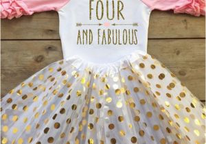 4th Birthday Girl Outfits 4th Birthday Outfit for Girl Fourth Birthday by Bowtiespearls