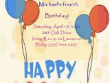 4th Birthday Invitation Templates 4th Birthday Invitation Templates You Will Love Demplates