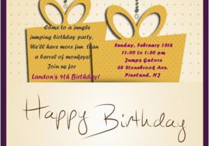 4th Birthday Invitation Templates 4th Birthday Invitation Templates You Will Love Demplates