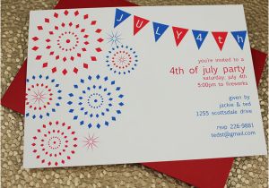 4th Birthday Invitation Templates 4th Of July Party Invitation Template Download Print