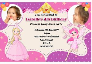 4th Birthday Invitation Templates Fairy Birthday Invitations Ideas for Her Bagvania Free