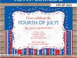 4th Birthday Invitation Templates July 4th Party Invitations Template Fourth Of July Party