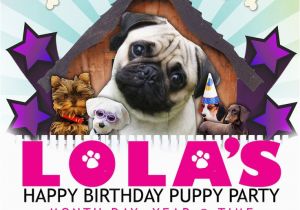 4×6 Birthday Invitation Template Child 39 S Puppy Party Invitation 4×6 Template Print at Home