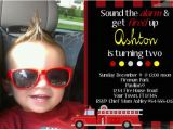 4×6 Birthday Invitation Template Fireman Birthday Invitation Template 4×6