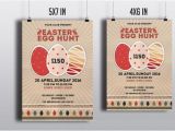 4×6 Birthday Invitation Template Items Similar to Easter Egg Hunt Party Flyer Template