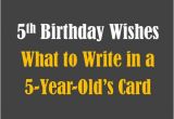 5 Year Old Birthday Card Messages 5th Birthday Messages Wishes and Poems Holidappy