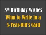5 Year Old Birthday Card Messages 5th Birthday Messages Wishes and Poems Holidappy