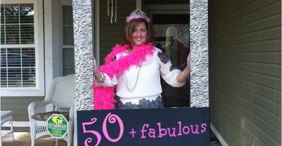 50 and Fabulous Birthday Decorations Fun 50th Birthday Photo Prop for 50 Fabulous Party 50