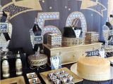 50 and Fabulous Birthday Decorations Kara 39 S Party Ideas Fabulous 50th Black Gold Birthday