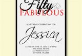 50 and Fabulous Birthday Invitations Chevron 50th Birthday Invitation 50 and Fabulous by