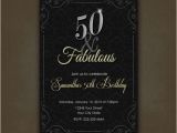 50 and Fabulous Birthday Invitations Silver and Gold 50 and Fabulous Birthday Invitation Printable