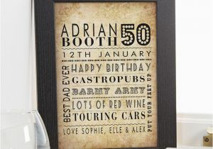 50 Birthday Gifts for Him 50th Birthday Gifts Present Ideas for Men Chatterbox Walls