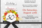 50 Birthday Invitation Cards 50th Birthday Invitation Wording Samples Wordings and