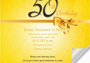 50 Birthday Invitation Sayings 50th Birthday Invitation Wording Samples Wordings and