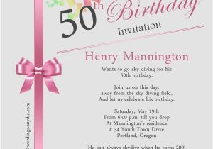 50 Birthday Invitation Sayings 50th Birthday Invitation Wording Samples Wordings and