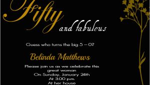 50 Birthday Party Invitation Wording 50th Birthday Invitation Wording Samples Wordings and