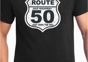 50 Year Birthday Gifts for Him 50th Birthday Gift 50 Years Old Over the Hill Shirt T