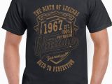 50 Year Old Birthday Gifts Man the Birth Of Legends 1967 50th Birthday Mens Funny T