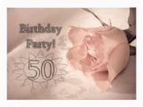 50 Year Old Birthday Invitations Birthday Party Invitation 50 Years Old 13 Cm X 18 Cm