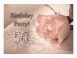 50 Year Old Birthday Party Invitations Birthday Party Invitation 50 Years Old 13 Cm X 18 Cm