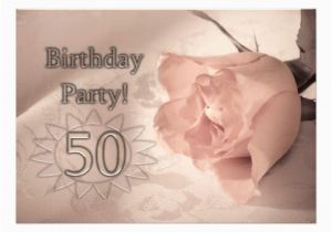 50 Year Old Birthday Party Invitations Birthday Party Invitation 50 Years Old 13 Cm X 18 Cm