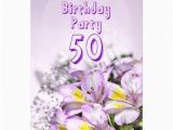 50 Year Old Birthday Party Invitations Birthday Party Invitation 50 Years Old Zazzle