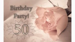 50 Years Old Birthday Invitations Birthday Party Invitation 50 Years Old 13 Cm X 18 Cm