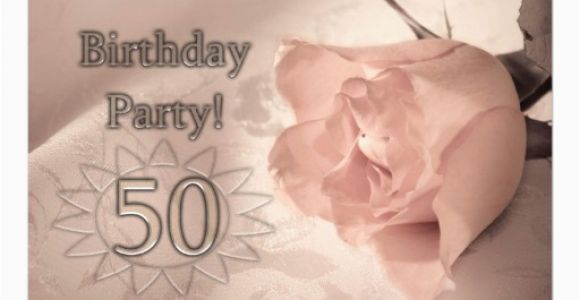 50 Years Old Birthday Invitations Birthday Party Invitation 50 Years Old 13 Cm X 18 Cm