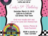 50s Birthday Invitations Items Similar to 50 39 S themed Birthday Invitation Birthday