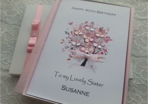 50th Birthday Card for Daughter Birthday Card Handmade Personalised 3d 16th 18th 20th 30th