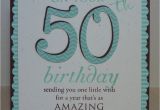 50th Birthday Cards for Brother Crafting with Katie 50th Birthday Card