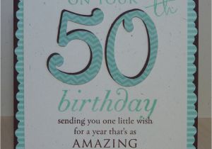 50th Birthday Cards for Brother Crafting with Katie 50th Birthday Card