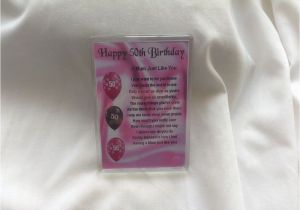 50th Birthday Cards for Mom Fridge Magnet Personalised Mum Poem 50th Birthday