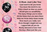 50th Birthday Cards for Mom Personalised Coaster Mum Poem 50th Birthday Free
