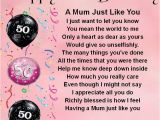 50th Birthday Cards for Mom Personalised Coaster Mum Poem 50th Birthday Free